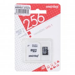 Карта памяти Smartbuy MicroSDXC 256Gb (class 10)