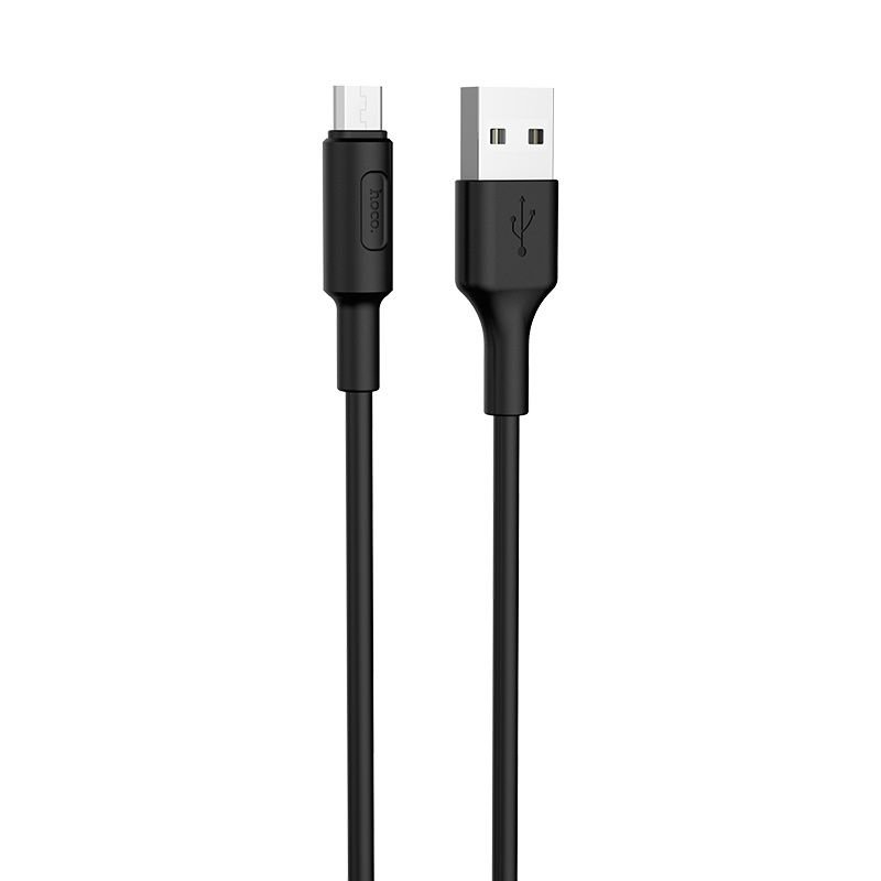 Дата-кабель Hoco X25 USB-MicroUSB, 1 м, черный