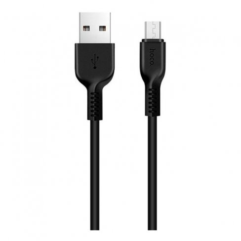 Дата-кабель Hoco X20 USB-MicroUSB (2.4 А), 2 м (черный)