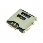 Коннектор сим карты (SIM) + коннектор карты памяти (MMC) для Samsung ...