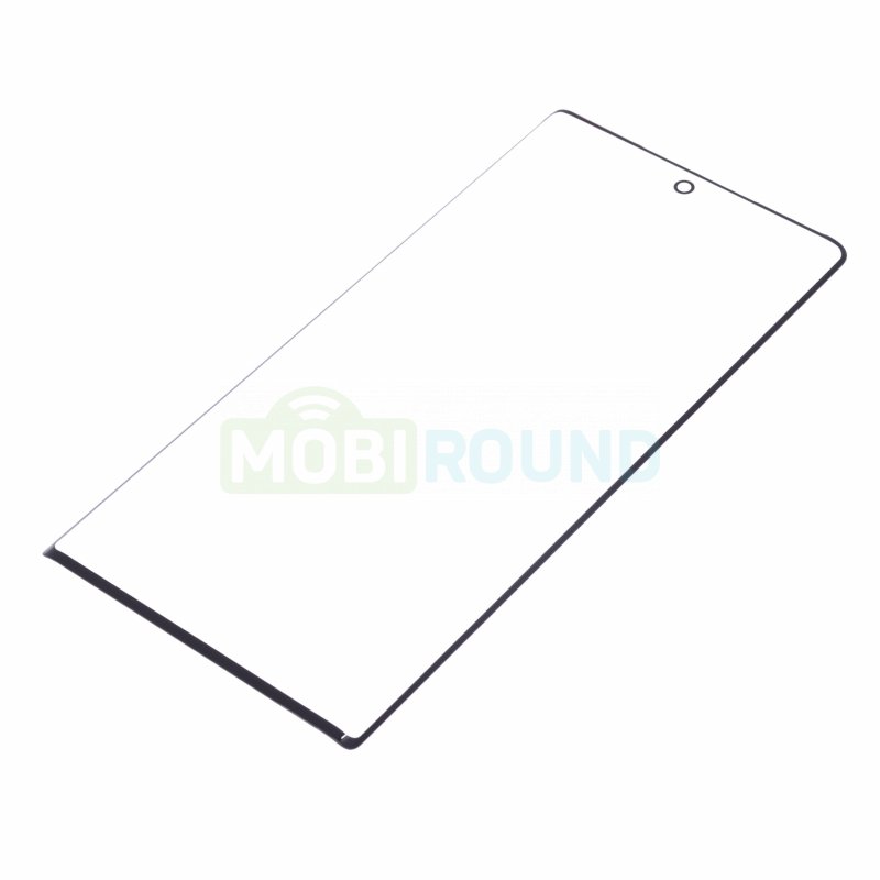 Стекло модуля для Samsung N970 Galaxy Note 10, черный, AA