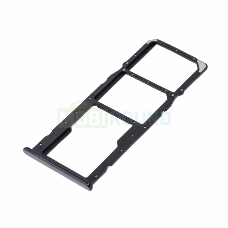 Держатель сим карты (SIM) для Huawei Y7 Prime (2018) 4G (LDN-L21) Y7 Pro (2018) 4G (LDN-LX2) черный