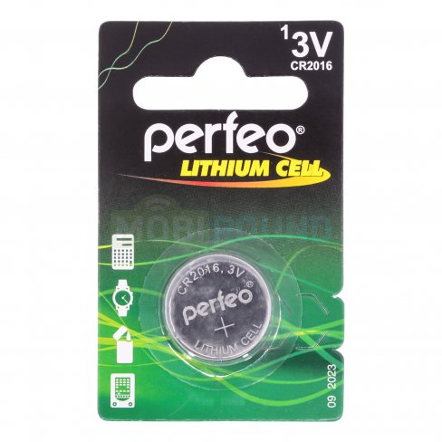 Батарейка Perfeo Lithium Cell CR2016 (блистер)