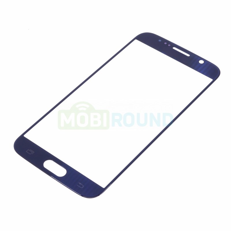 Стекло модуля для Samsung G920 Galaxy S6 / G920 Galaxy S6 Duos, синий, AAA