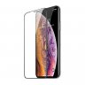 Противоударное стекло 3D Hoco A16 для Apple iPhone XS Max / iPhone 11 Pro Max (полное покрытие / защита от пыли / сеточка на динамик)