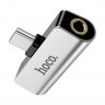 Переходник (адаптер) Hoco LS26 3.5 мм/Type-C-Type-C с поддержкой зарядки