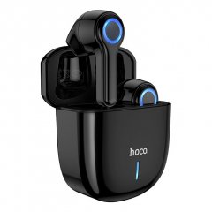 Наушники беспроводные Hoco ES45 Harmony sound (с боксом для зарядки) (Bluetooth) (черный)