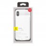 Чехол-аккумулятор Baseus Plaid Backpack для Apple iPhone X / iPhone XS (3500 мАч, 1.4 А)