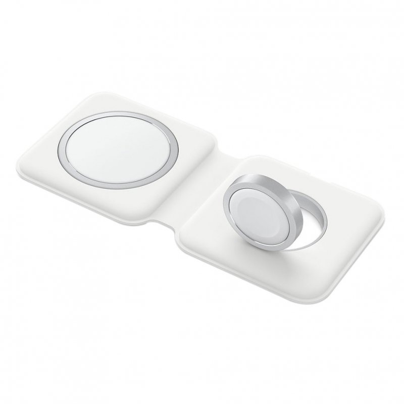 Беспроводное зарядное устройство D22 (смартфон + Apple Watch) (MagSafe) белый