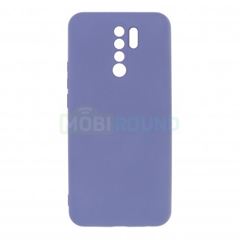 Силиконовый чехол Silicone Case для Xiaomi Redmi 9 (серый)