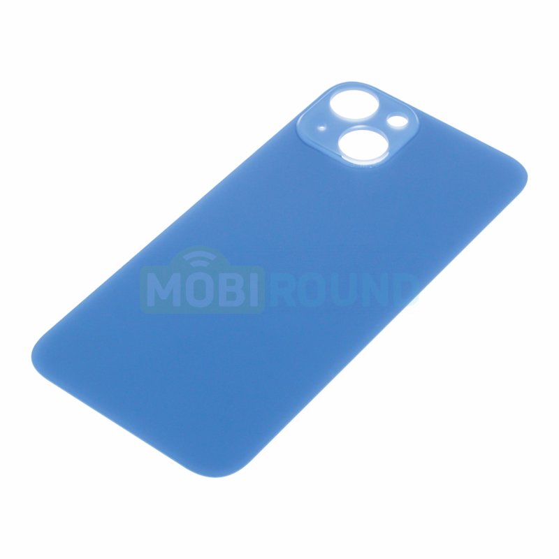 Задняя крышка для Apple iPhone 13 (с широким отверстием) синий, AA