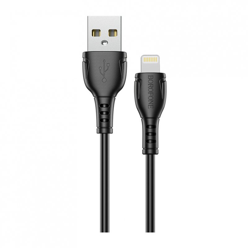 Дата-кабель Borofone BX51 USB-Lightning (2.4 А) 1 м, черный