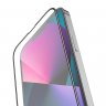 Противоударное стекло 3D Hoco A12 для Apple iPhone 13 / iPhone 13 Pro / iPhone 14 (полное покрытие / защита от пыли)
