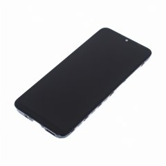 Дисплей для Xiaomi Redmi 9A / Redmi 9C NFC (в сборе с тачскрином) в рамке (черный, аналог (TFT))