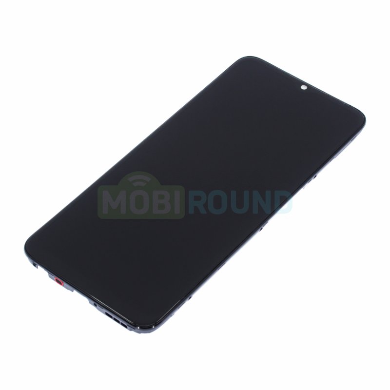 Дисплей для OPPO A16 (в сборе с тачскрином) в рамке, черный, AA