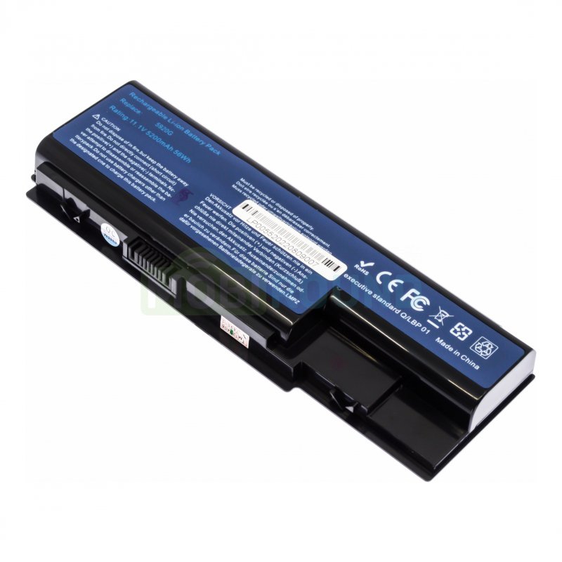 Аккумулятор для ноутбука Acer Aspire 5310G / 5315G / 5520G и др. (AS07B31 / AS07B31 / AS07B51) 10.8 В, 4400 мАч