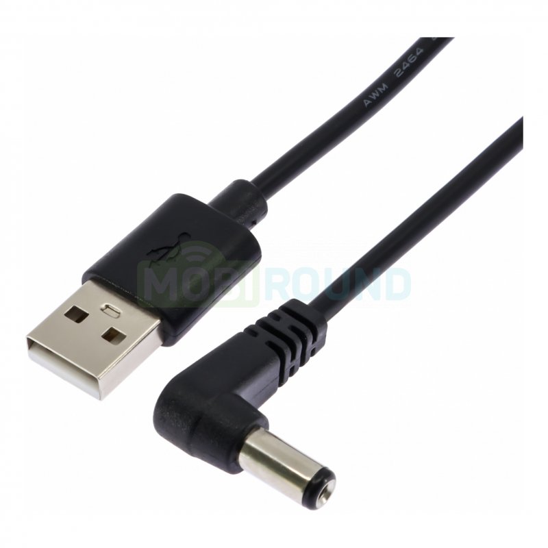 Кабель зарядки для ноутбука (USB-5.5х2.1 мм) 1.5 м