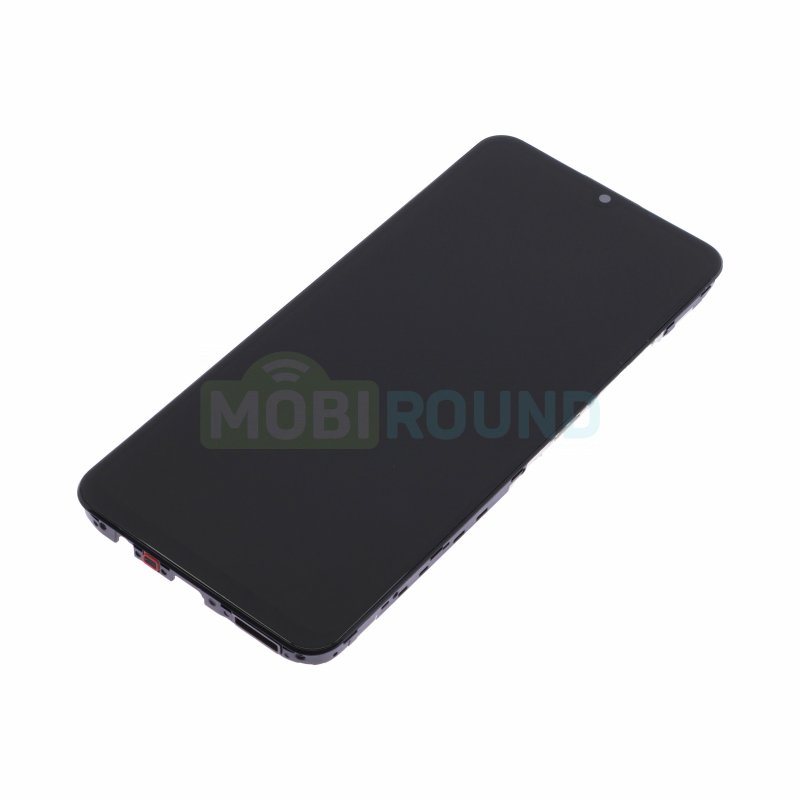 Дисплей для Realme C51 4G (в сборе с тачскрином) в рамке, черный, AAA