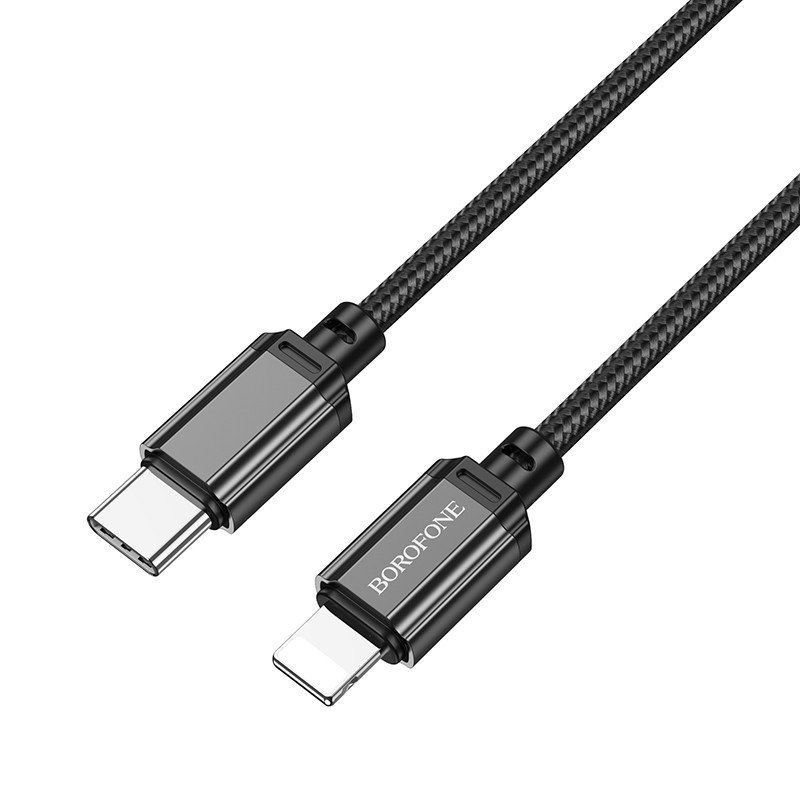 Дата-кабель Borofone BX87 Type-C-Lightning (20 Вт) 1 м, черный