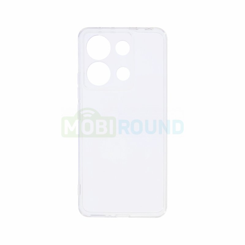 Силиконовый чехол Ultra Slim для Xiaomi Redmi Note 13 4G, прозрачный