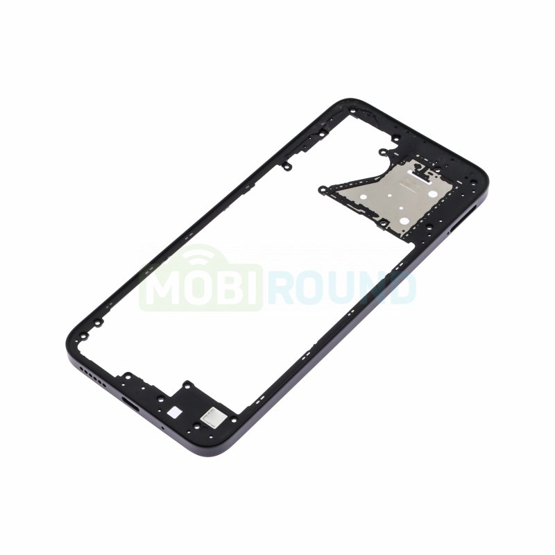 Средняя часть корпуса для Xiaomi Redmi 12 4G, черный