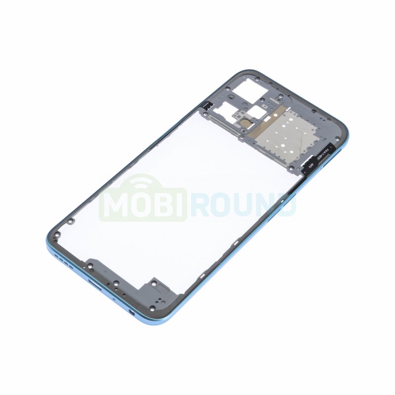 Средняя часть корпуса для Realme 9 Pro, голубой