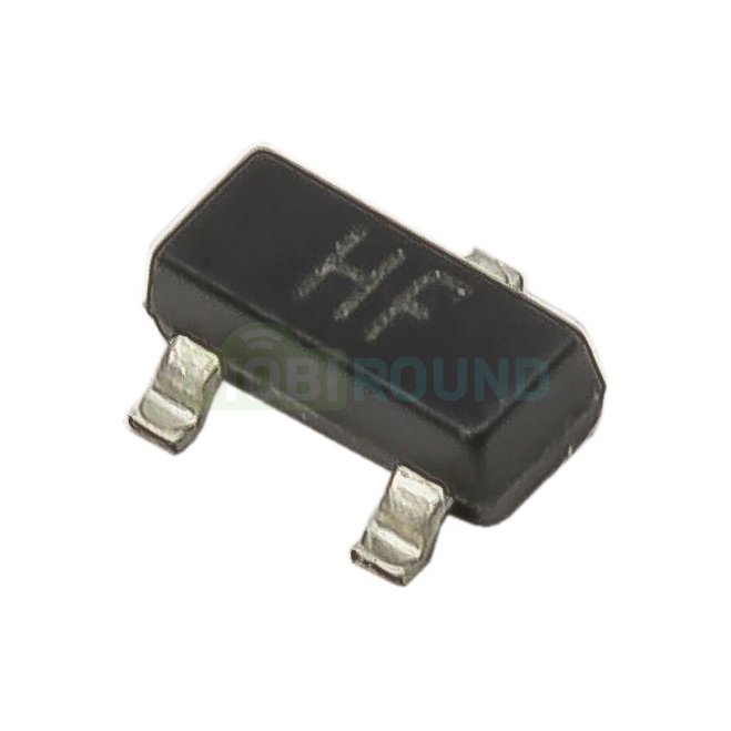 Биполярный транзистор NPN 50 В/0.15 А (2SC1815-HF (SOT-23))