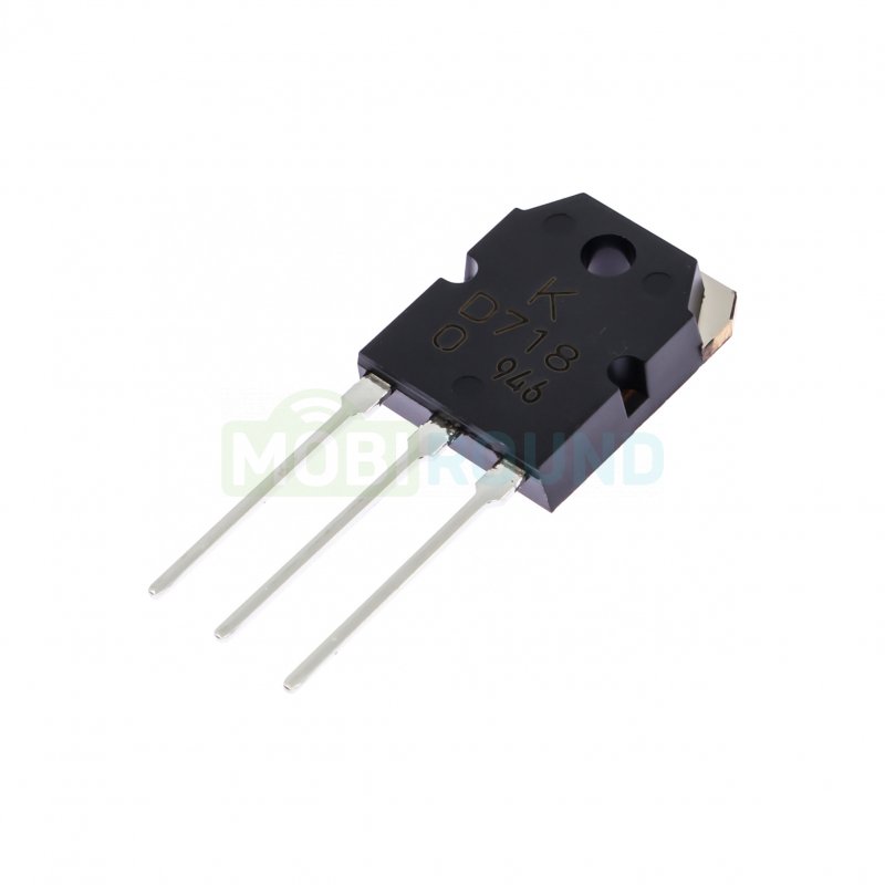 Биполярный транзистор KEC NPN 120 В/8 А (2SD718 (TO-3P))