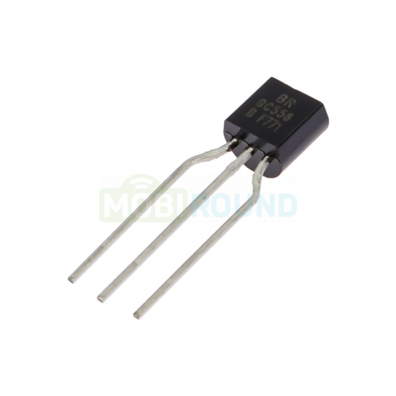Биполярный транзистор Central Semiconductor PNP 65 В/0.1 А (BC556B (TO-92))
