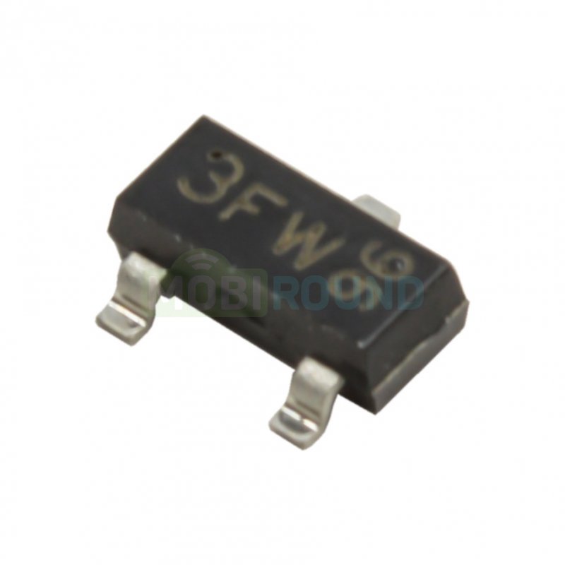 Биполярный транзистор Nexperia PNP 45 В/0.1 А (BC857B (SOT-23))