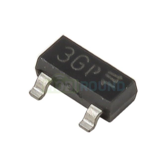 Биполярный транзистор Philips PNP 45 В/0.1 А (BC857C (SOT-23))