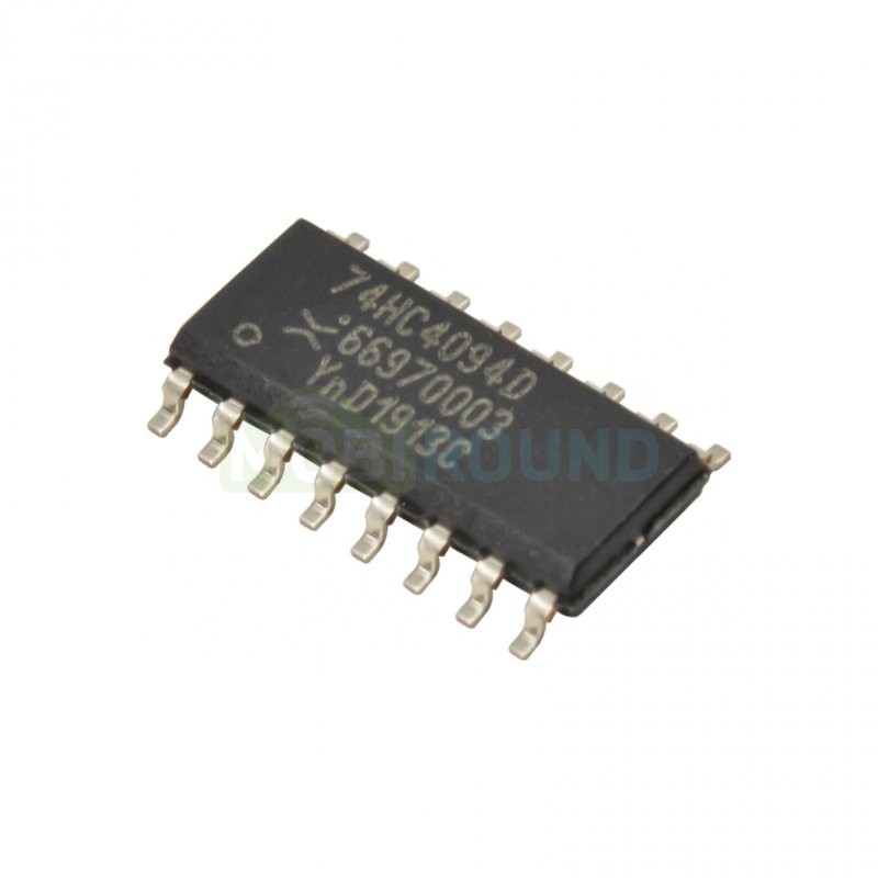 Сдвиговый регистр 8-раз. Nexperia (74HC4094D (SO-16))