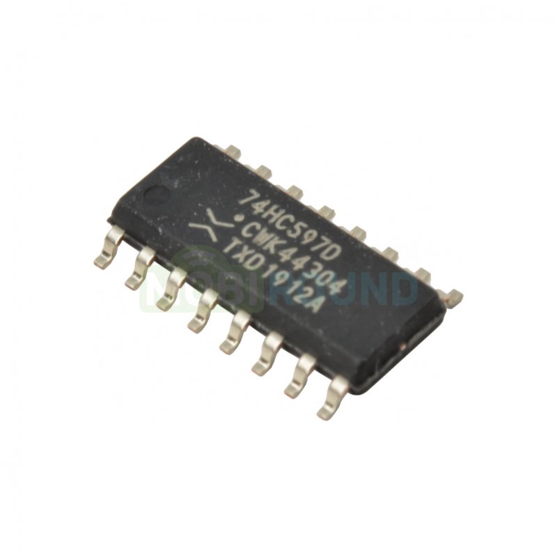 Сдвиговый регистр 8-раз. Nexperia (74HC597D (SO-16))
