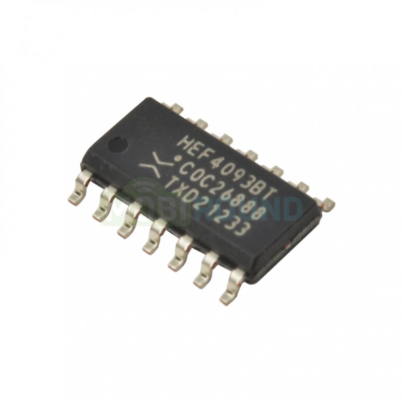 Логический элемент «2И-НЕ» NXP с триггерами Шмитта (HEF4093BT (SO-14))