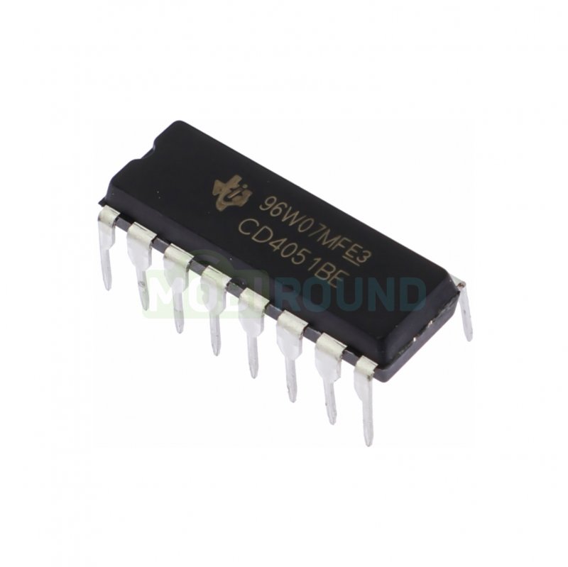 Аналоговый мультиплексор TI (CD4051BE (DIP-16))