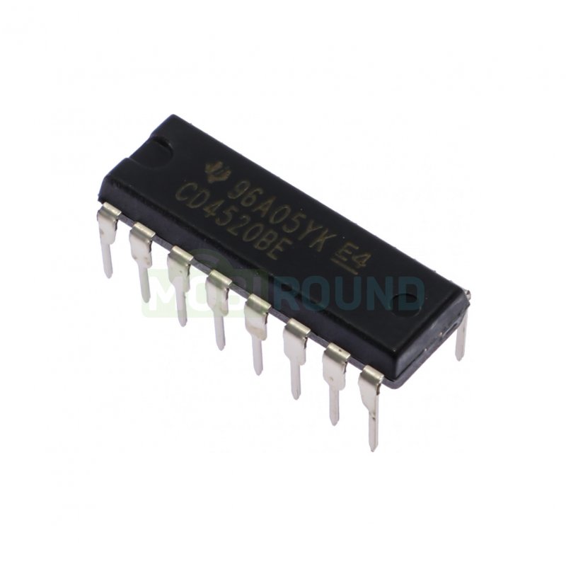 Счетчик TI двоичный (CD4520BE (DIP-16))