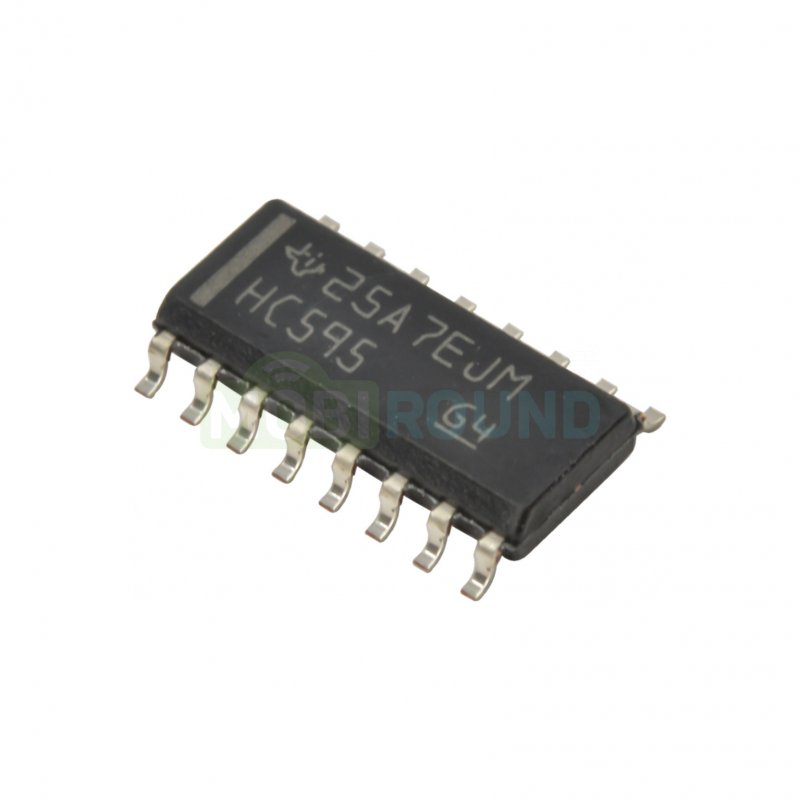 Сдвиговый регистр TI 8-бит (SN74HC595DR (SO-16))