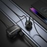 Автомобильное зарядное устройство (АЗУ) Hoco Z59 (USB+Type-C) + разветвитель прикуривателя (2 выхода), 3 А