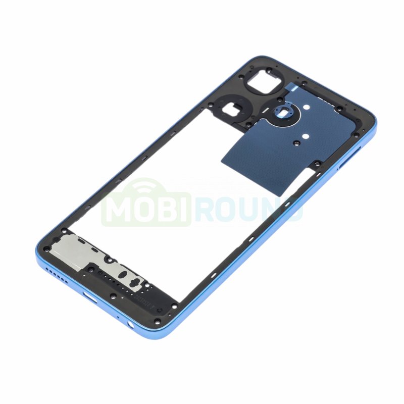 Средняя часть корпуса для Tecno Spark 10, синий