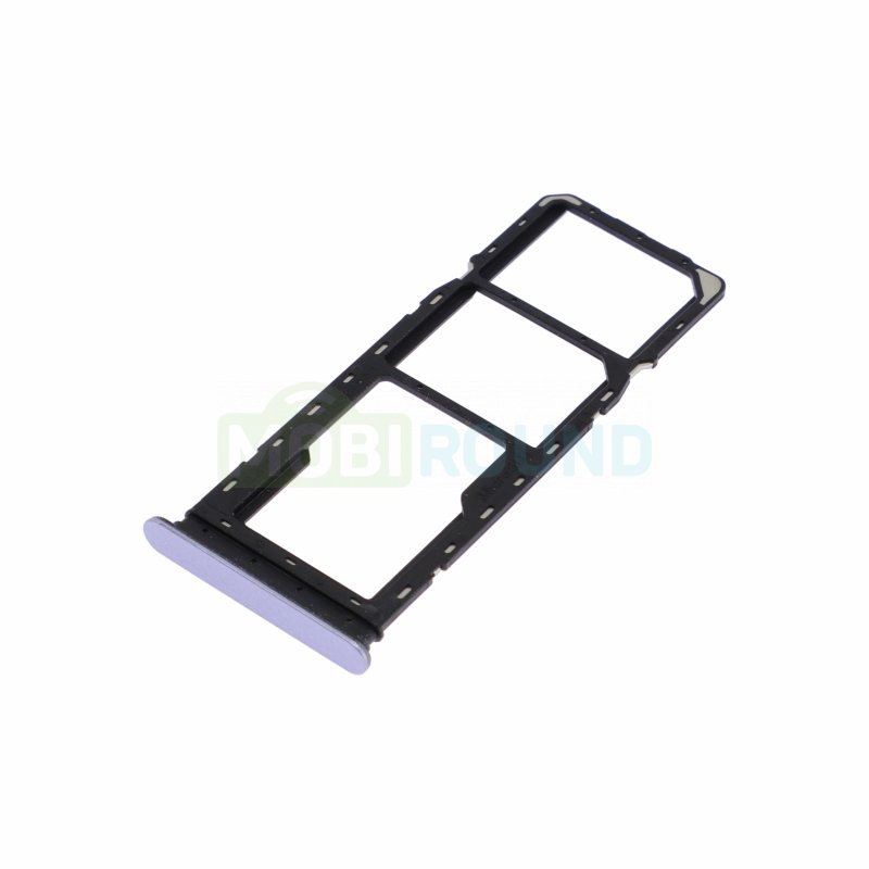 Держатель сим карты (SIM) для Realme C65 4G, серебро