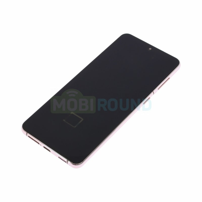 Дисплей для Samsung G996 Galaxy S21+ (в сборе с тачскрином) в рамке, золото, AAA