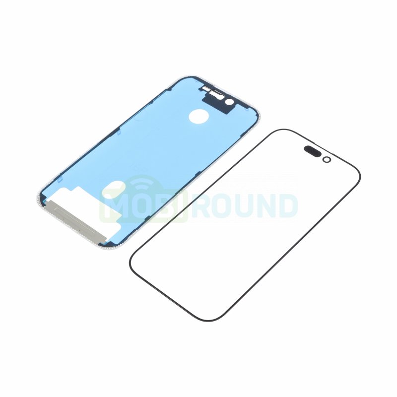 Стекло модуля + OCA + рамка для Apple iPhone 16 Pro, черный