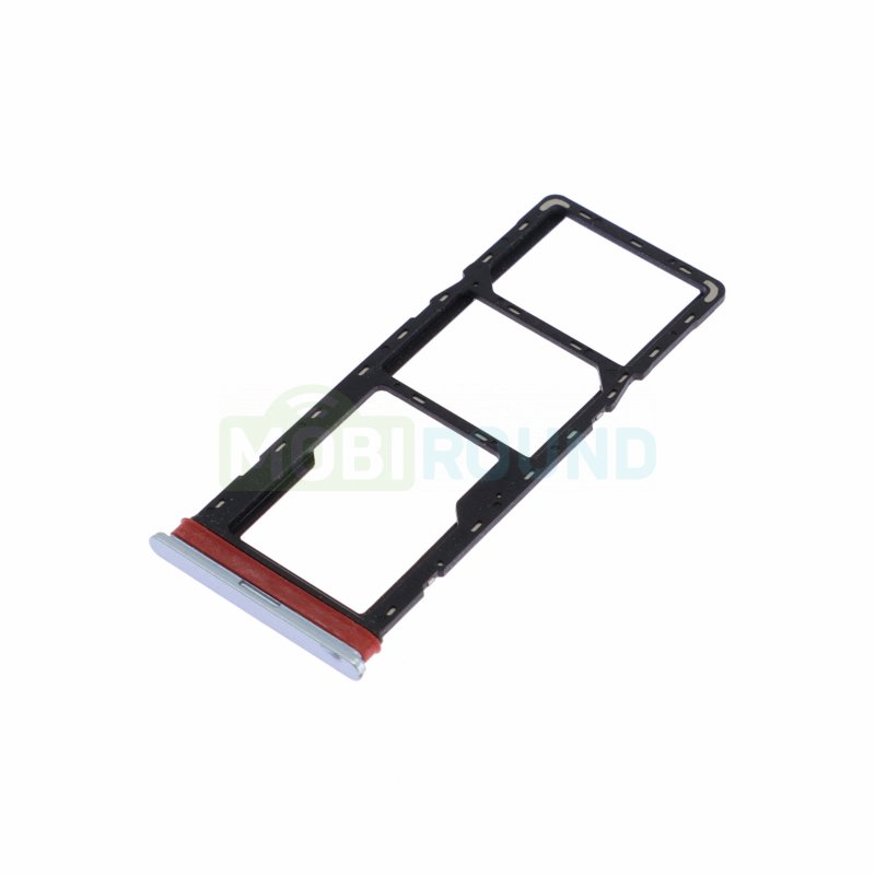 Держатель сим карты (SIM) для Tecno Spark 10, голубой