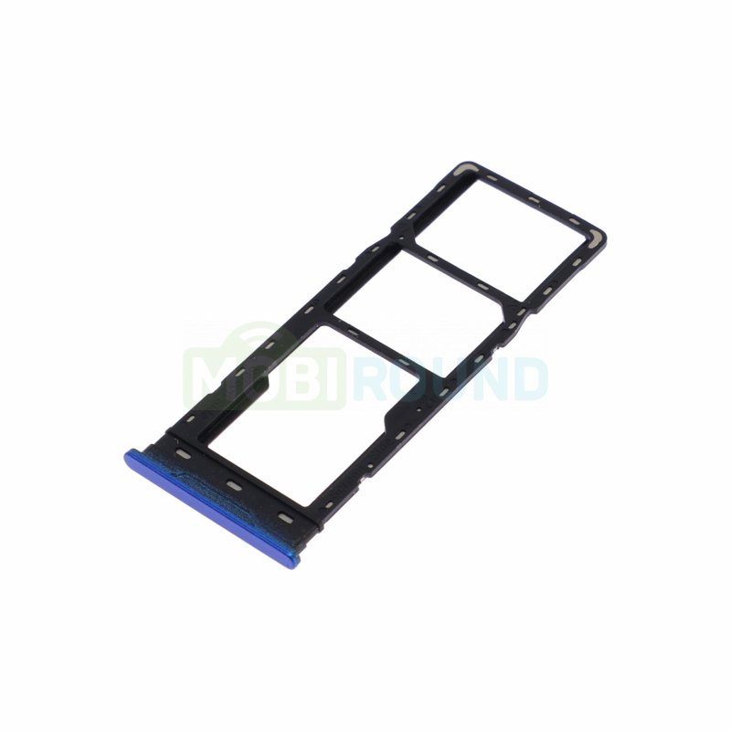 Держатель сим карты (SIM) для Tecno Pova Neo 3 4G, синий