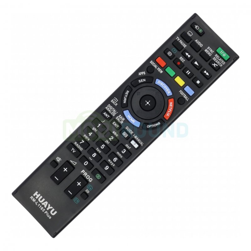 Пульт Huayu для Sony RM-L1165 PLUS 3D (корпус RM-ED047)