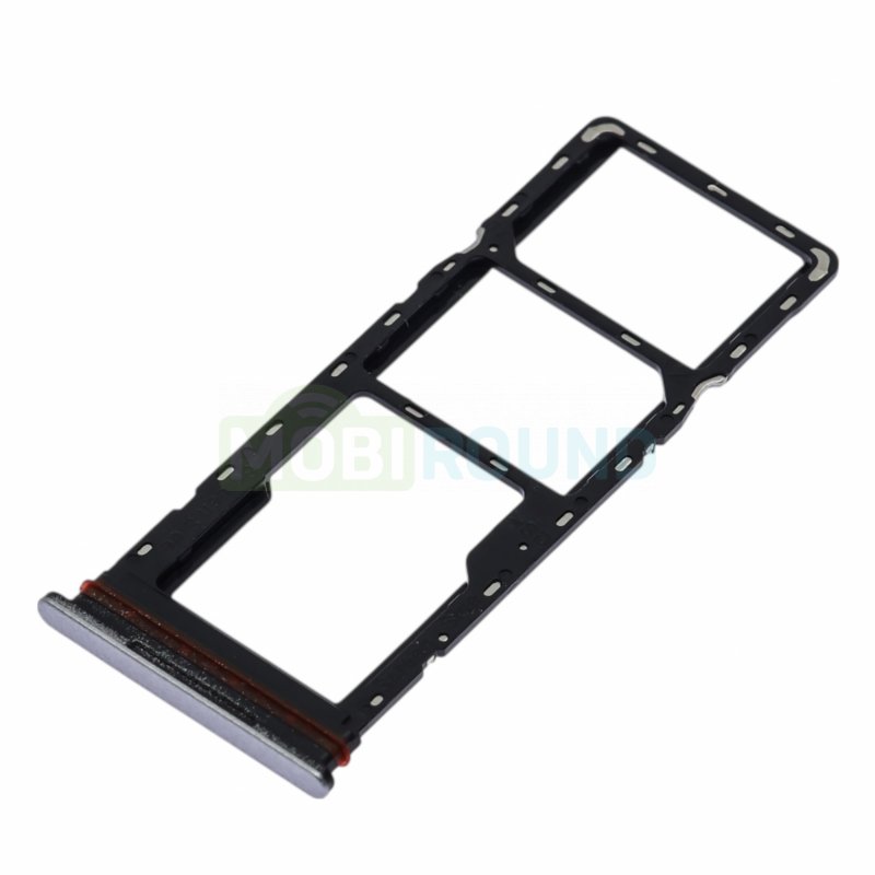 Держатель сим карты (SIM) для Tecno Spark Go 2 4G, серый