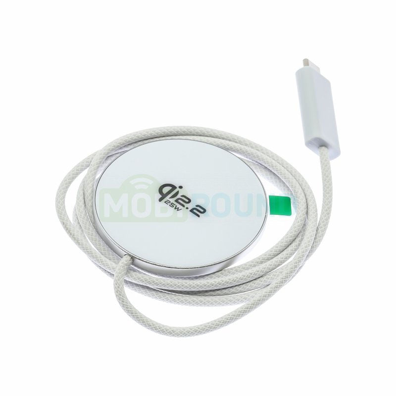 Беспроводное зарядное устройство (смартфон + Apple Watch+ наушники) (MagSafe) белый