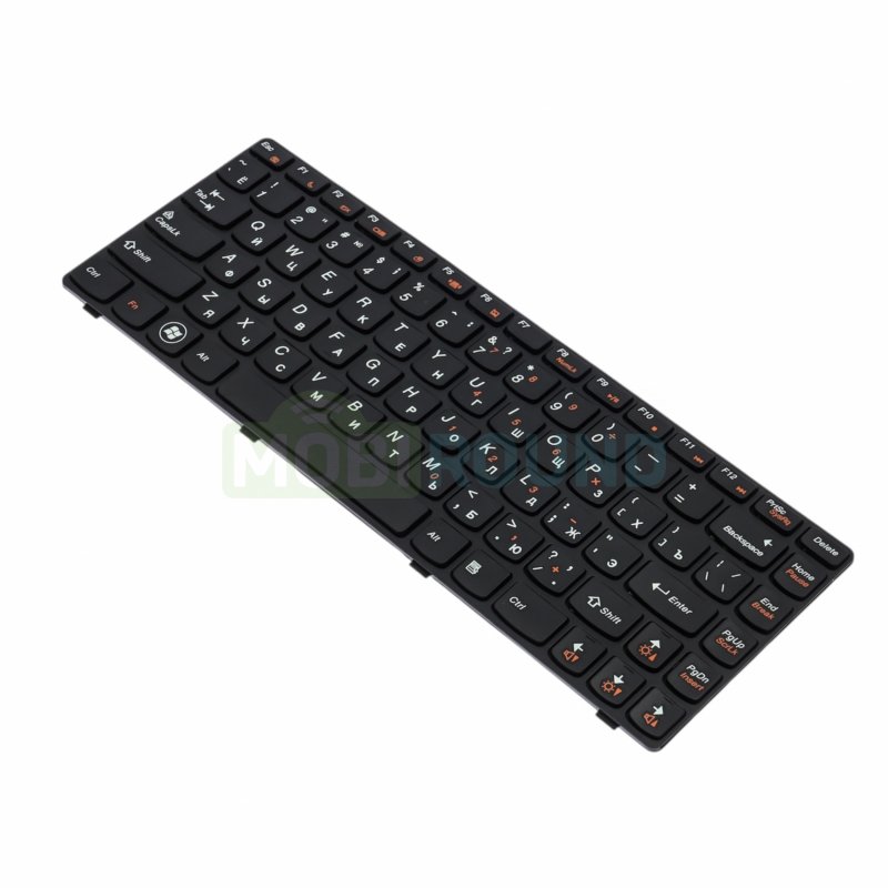 Клавиатура для ноутбука Lenovo IdeaPad B470 / IdeaPad G470 / IdeaPad V470 (с рамкой) черный