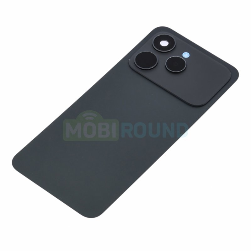 Задняя крышка для Tecno Spark 40 4G, черный, AAA