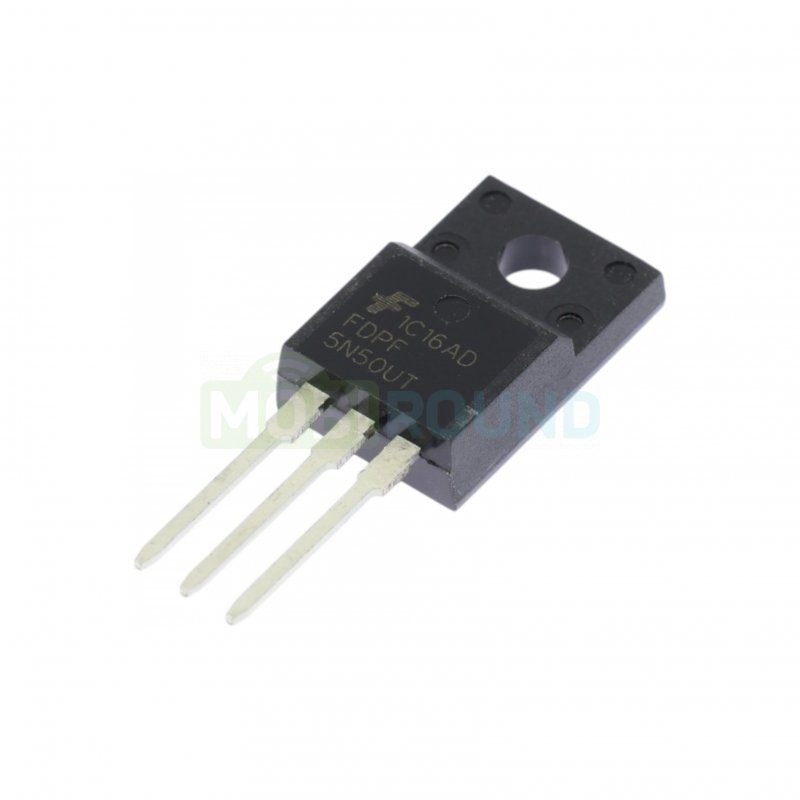 Полевой транзистор FAIRCHILD N-MOSFET 500 В/4 А (FDPF5N50UT (TO-220F))